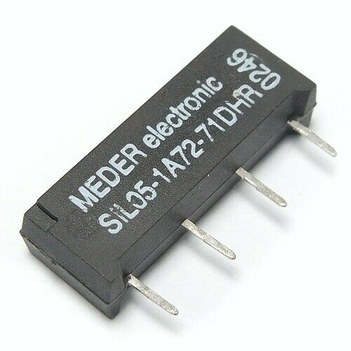 [10pcs] SIL05-1A72-71DHR Reed Relay 5VDC 1A 1kOhm SIL4