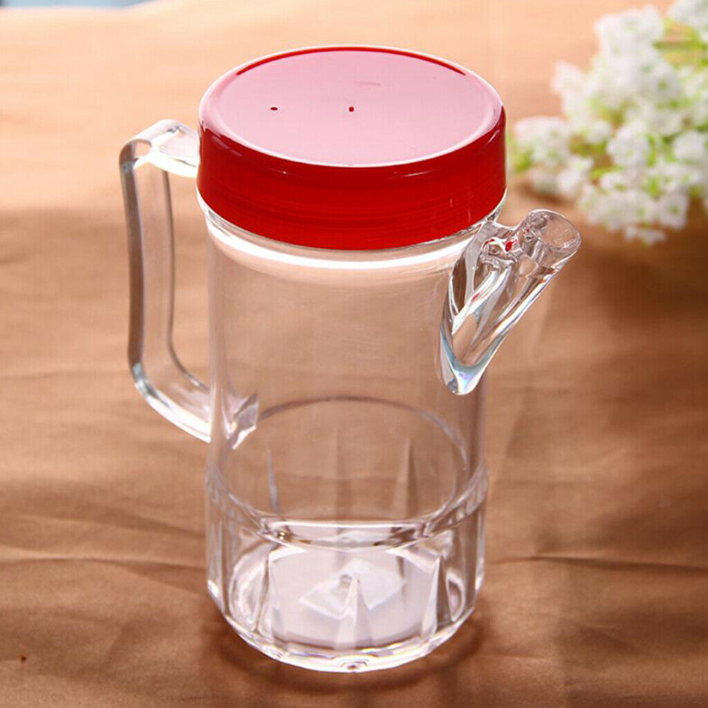 2 Piece Oil Vinegar Crusher Acrylic Bottles with