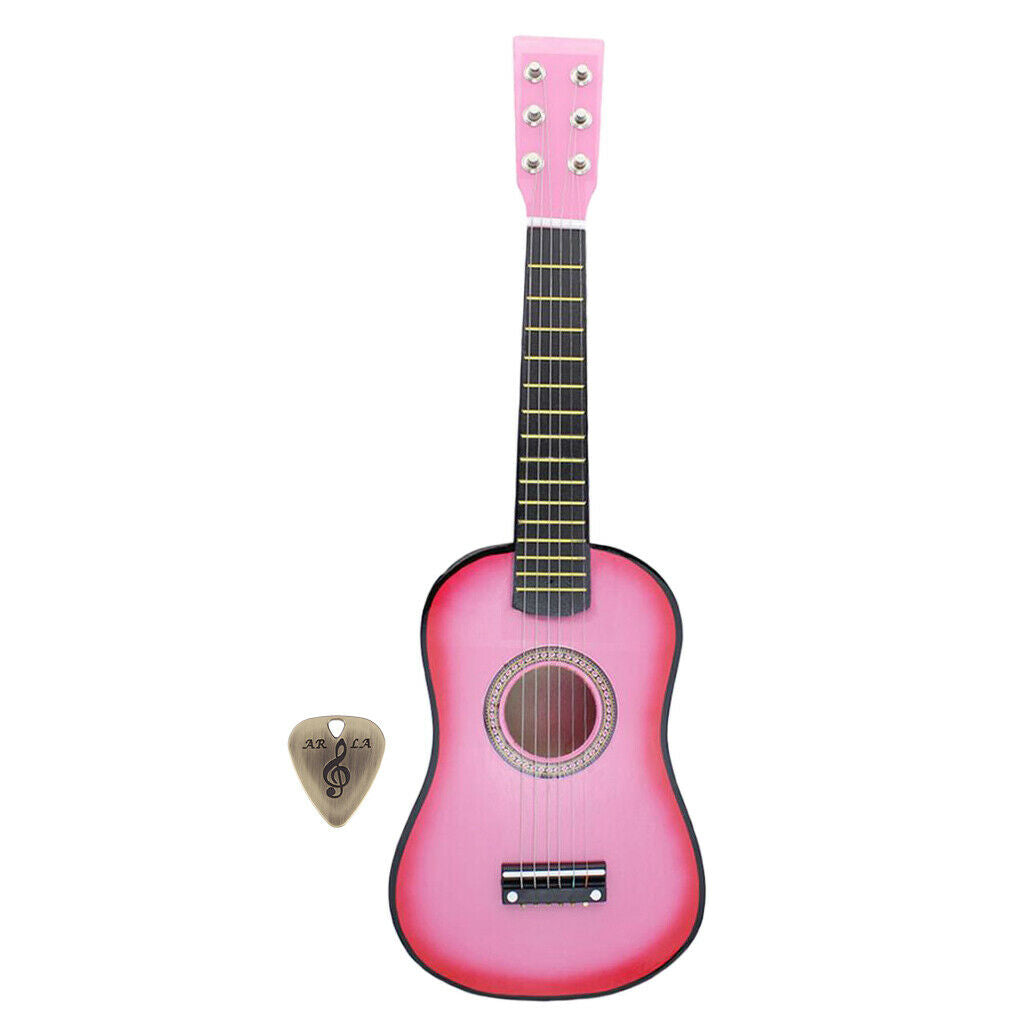 23'' 6-String Folk Acoustic Guitar for Beginners Music Lovers Students Kids Xmas