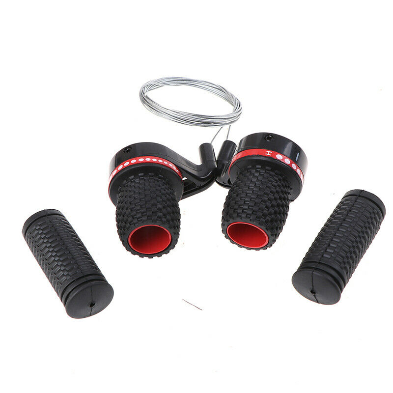 1 Pair Twist Cycling Gear Shifters Bike Grip Speed Conjoined DIP DerailleurBDAU