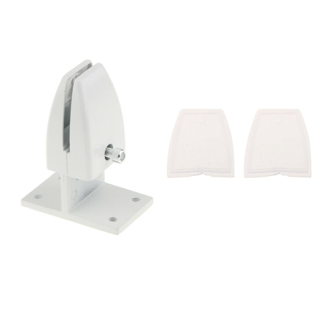 6x Aluminum Alloy Office Desktop Screen Baffle Partition Shelf Clamp Holders