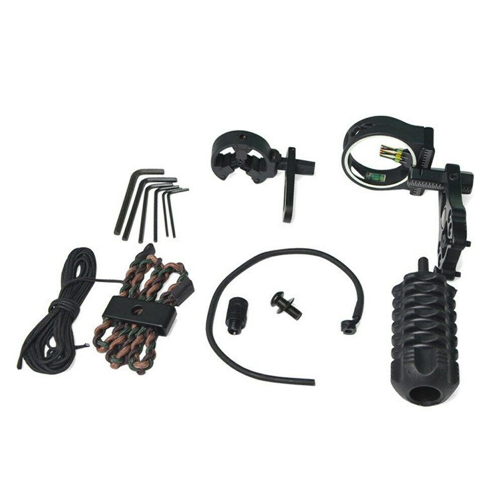 Compound Bow 5pin Arrow Rest Bow Sling Strap Peep Sight Bow String Stabilizer B5