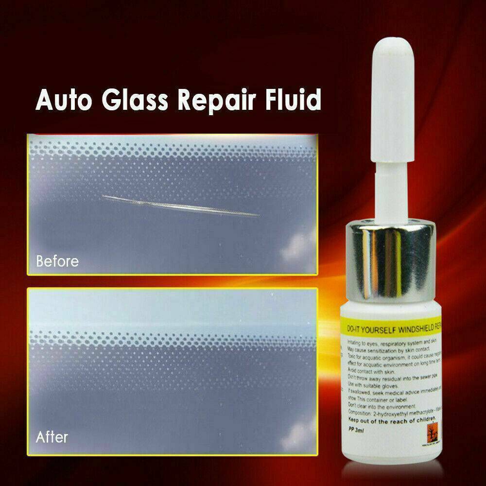Automotive Glass Nano Repair Fluid Tool - Car Window Glass Crack Chip Repair Kit