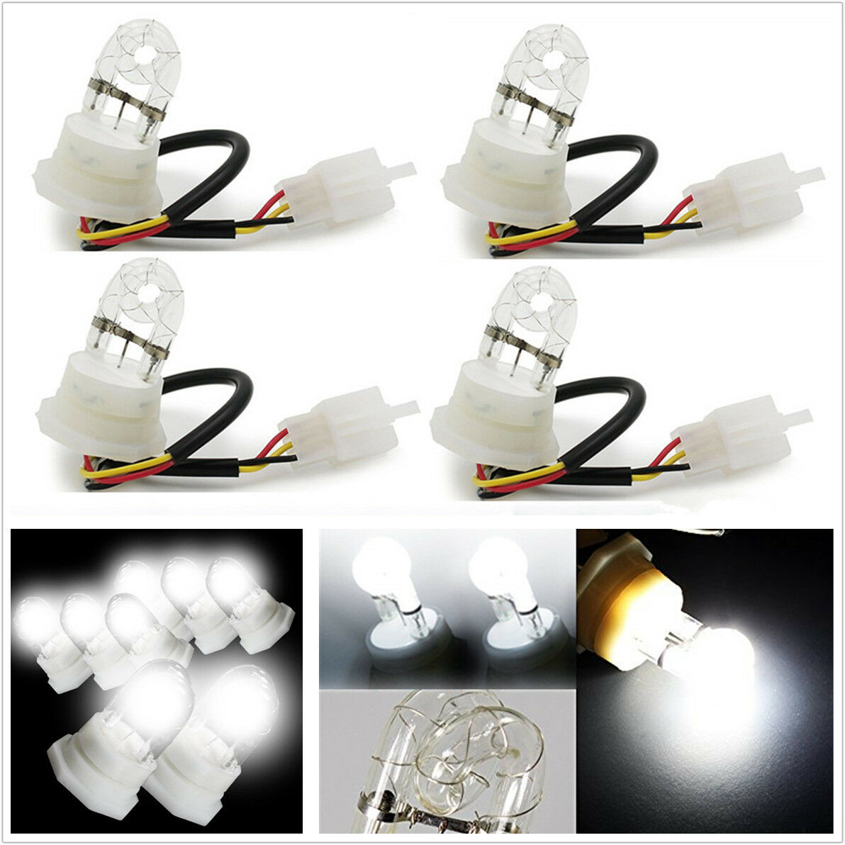 4x 20W HID Hide A Way Flash Strobe 12V Car Vehicles Replacement Bulbs Tube Light