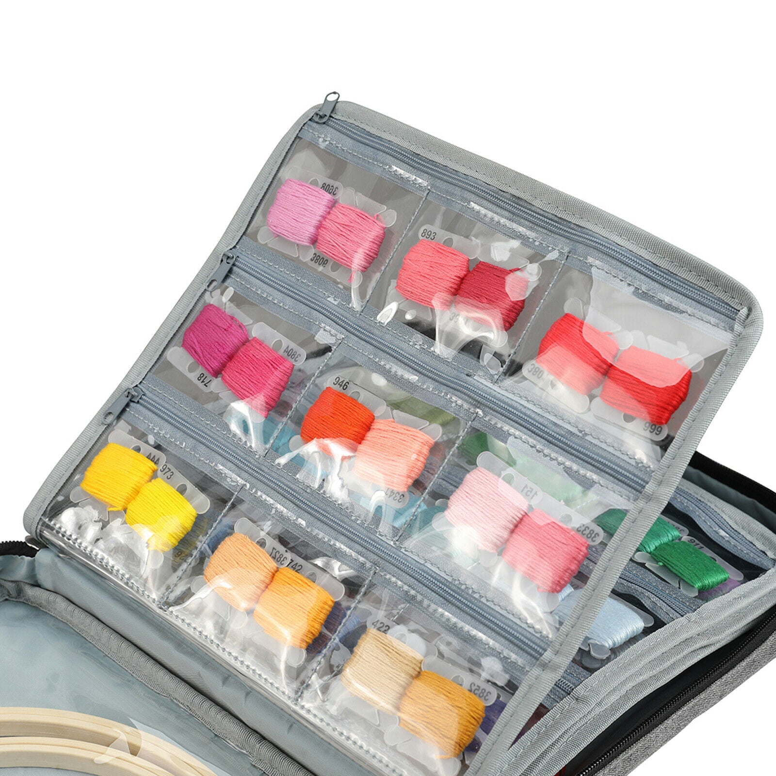 Sewing Accessories Organizer Embroidery Project Bag for Crafts Supplies Tool