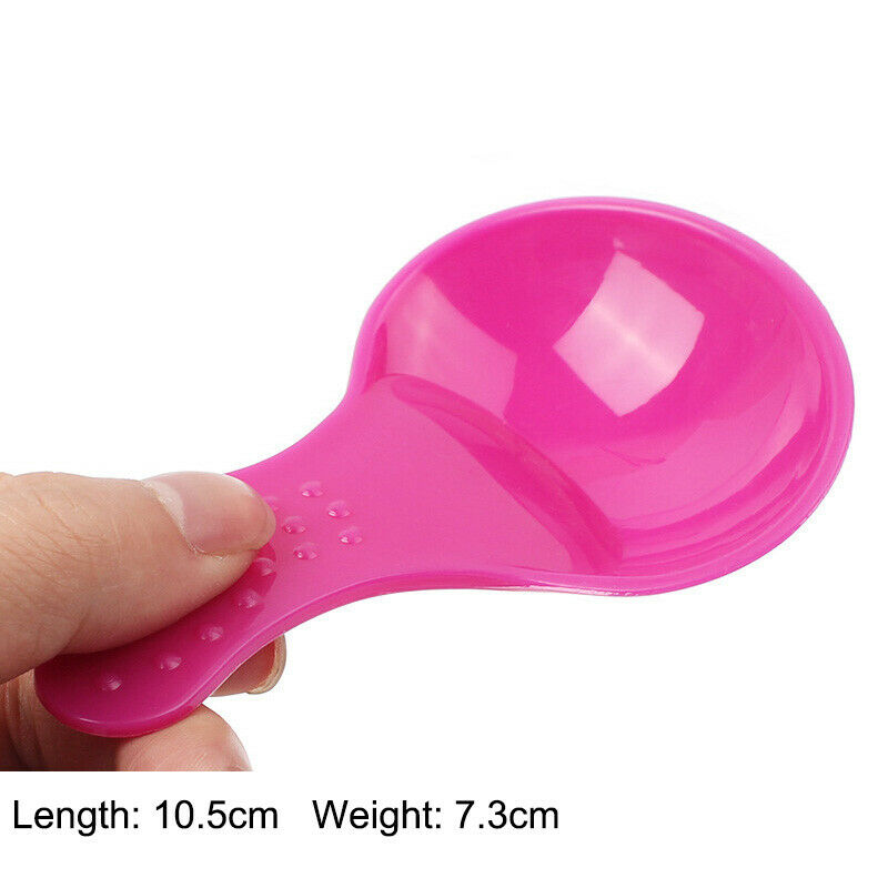 Pet Food Shovel Plastic Small Spoon Dog Scoop Feeder Scooper Tool Random Colour