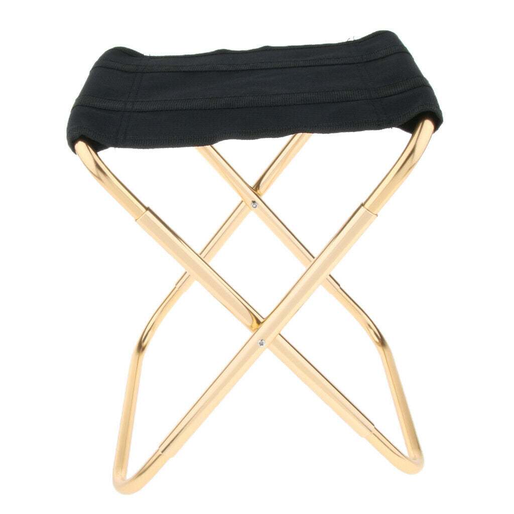 Portable Alloy Folding Chair Stool Seat For Outdoor Fishing Camping Hiking