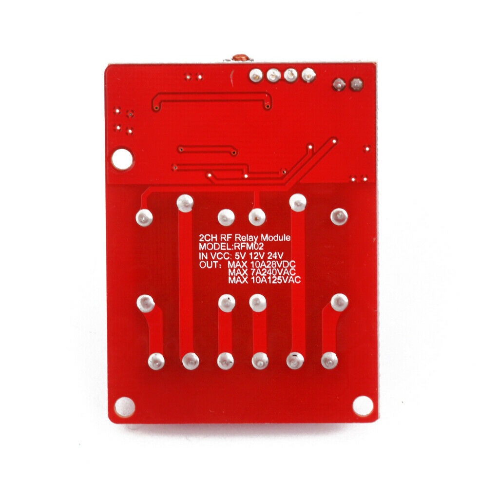 12V 2CH Channel Wireless RF Remote Control Switch Relay Module 433MHz
