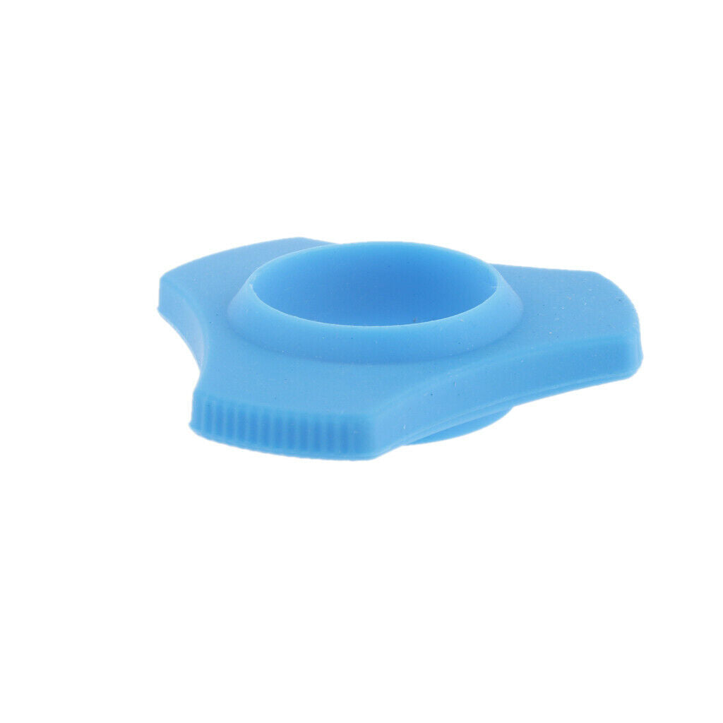 3 Point Microphone Protection Ring Blue + 4 Point Mic Anti-skid Slip Holder Gray