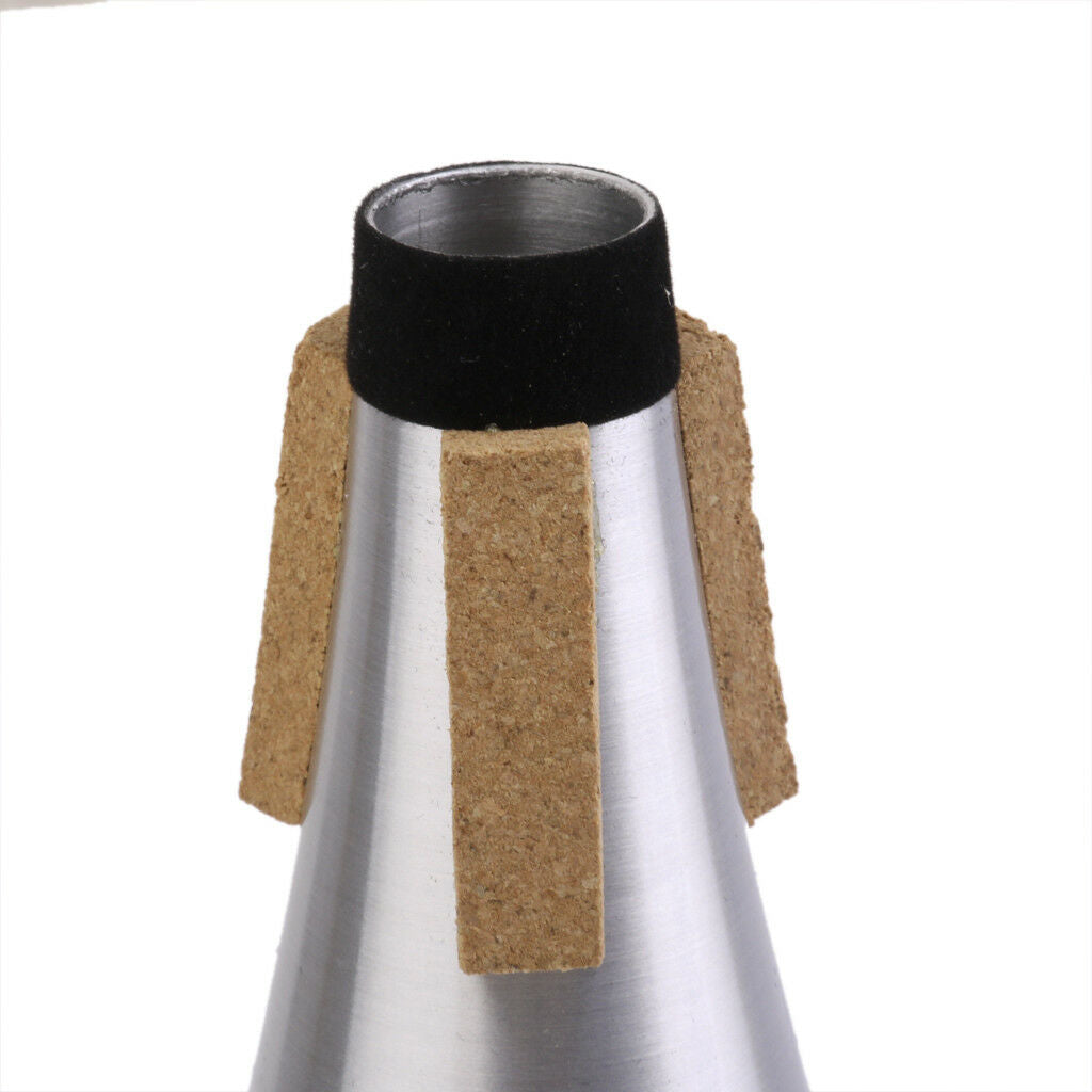 Aluminum Trumpet Straight Practice Cup Mute Lightweight Silencer Beginner