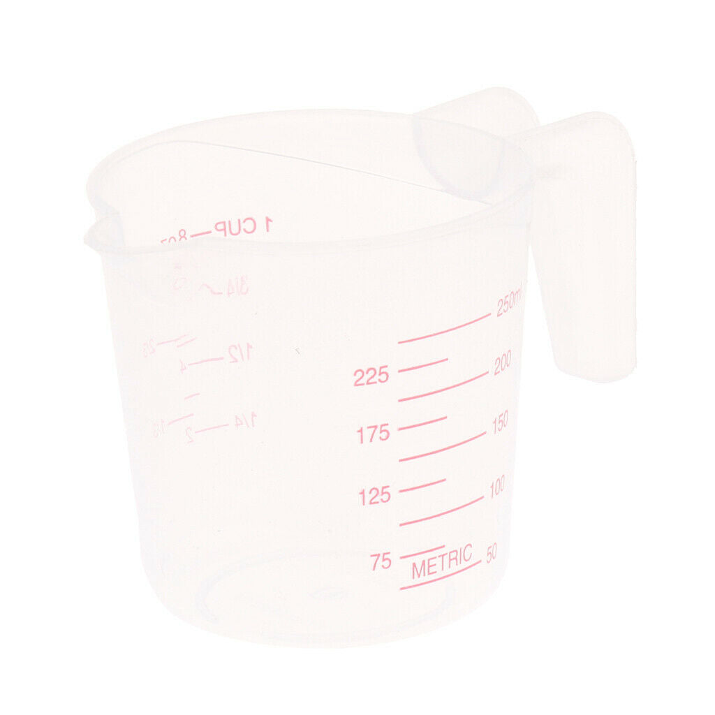 Transparent Plastic Measuring Cup For Young Parrot Baby