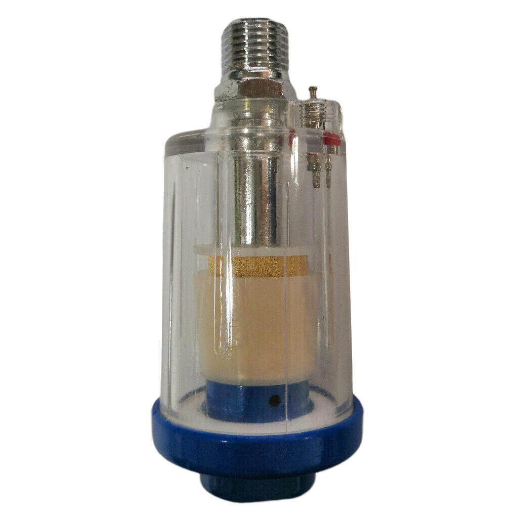Inline 1/4inch Water Oil Separator Moisture Trap for Spray Paint Gun Tool