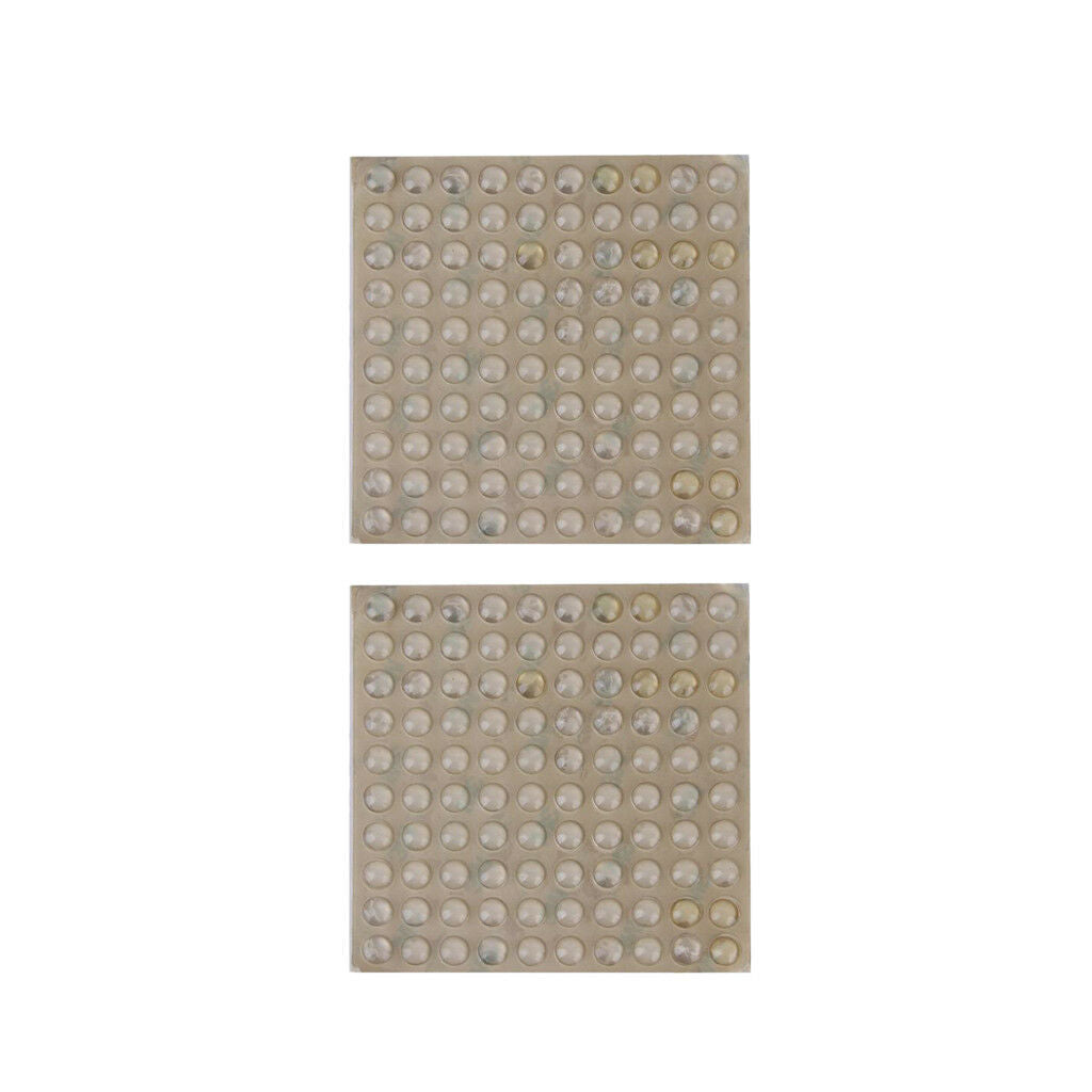2 Sets of 100pcs Adhesive Silicone Feet Bumpers Door Cupboard Drawer Cabinet