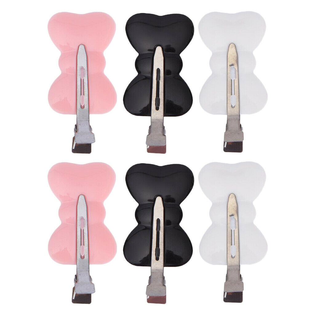 6pcs No Bend Hair Clips, Professional Hairstyling Tool No , No Mark, Great For