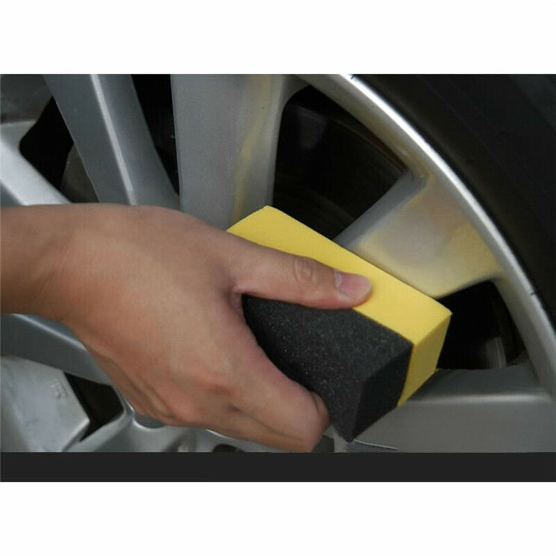 Auto Wheels Brush Sponge Tools Applicator Tire Hub Cleaning Waxing Polishing DD