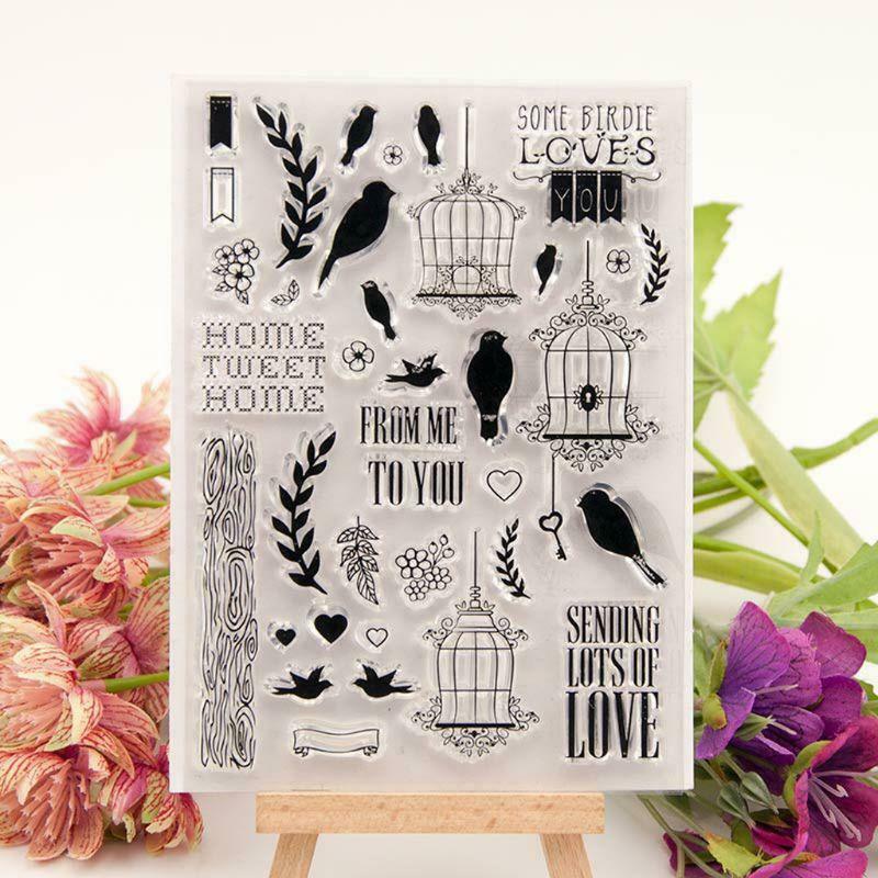 Home Sweer Home Silicone Clear Stamp Seal DIY Scrapbook Embossing Album Decor