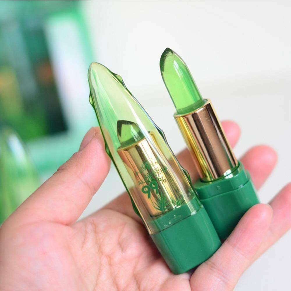 Moistourizing Lip Natural Temperature Change Color Jelly Lipstick~