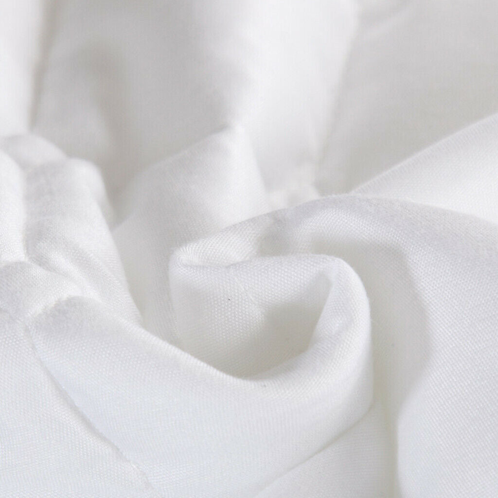 Spa Massage Table Cover Sheet with Bedskirts Beauty Bed Skirt White 75x31