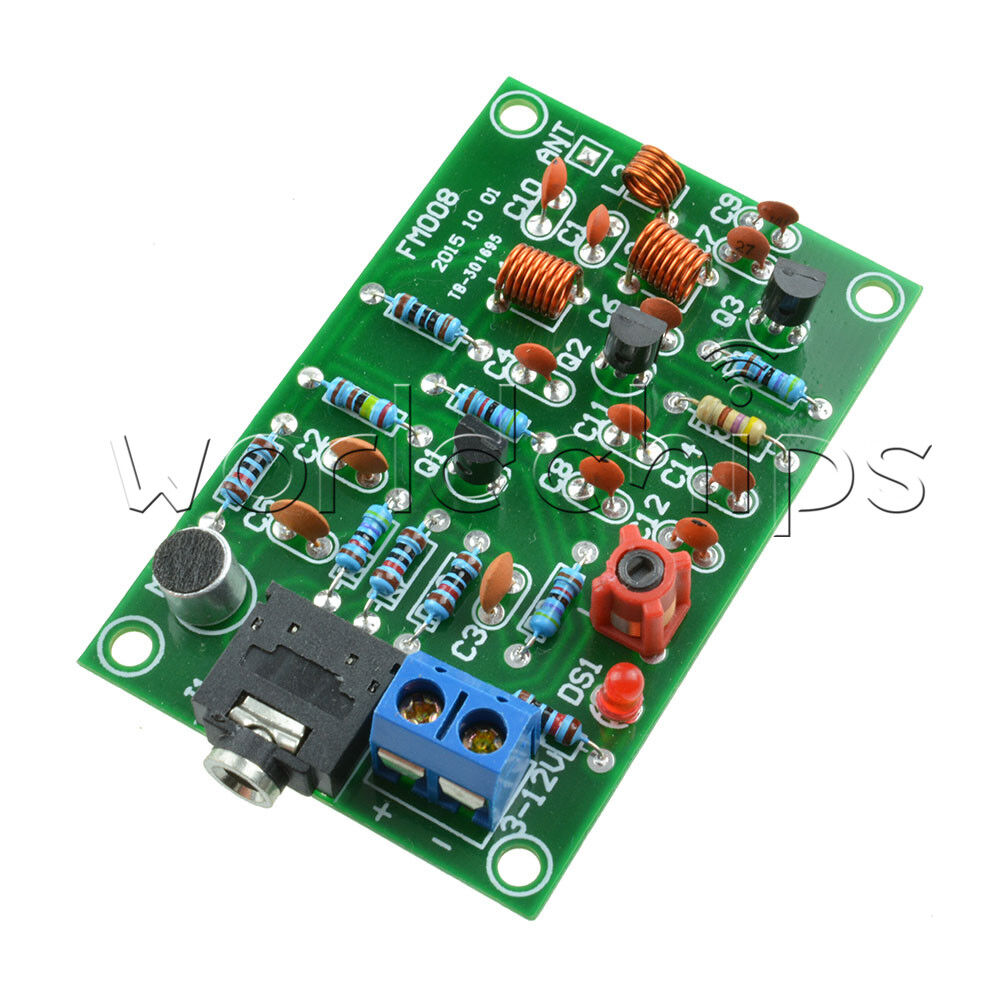76-110MHz FM Radio Transmitter Repeater MP3 Audio Wireless Transmitter Module WC