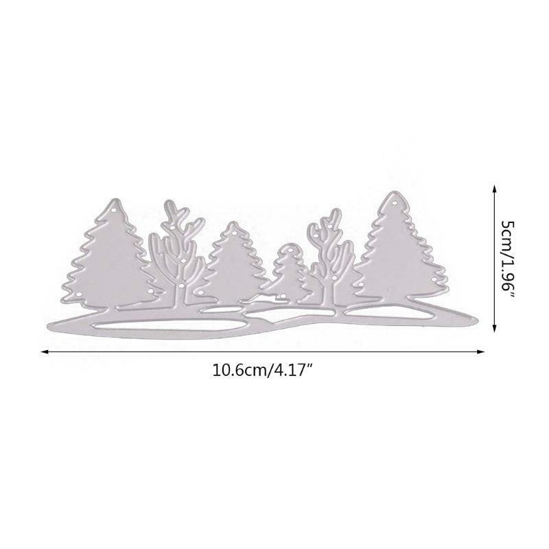 Xmas Trees Metal Cutting Dies Stencil DIY Scrapbooking Album Paper Card Template