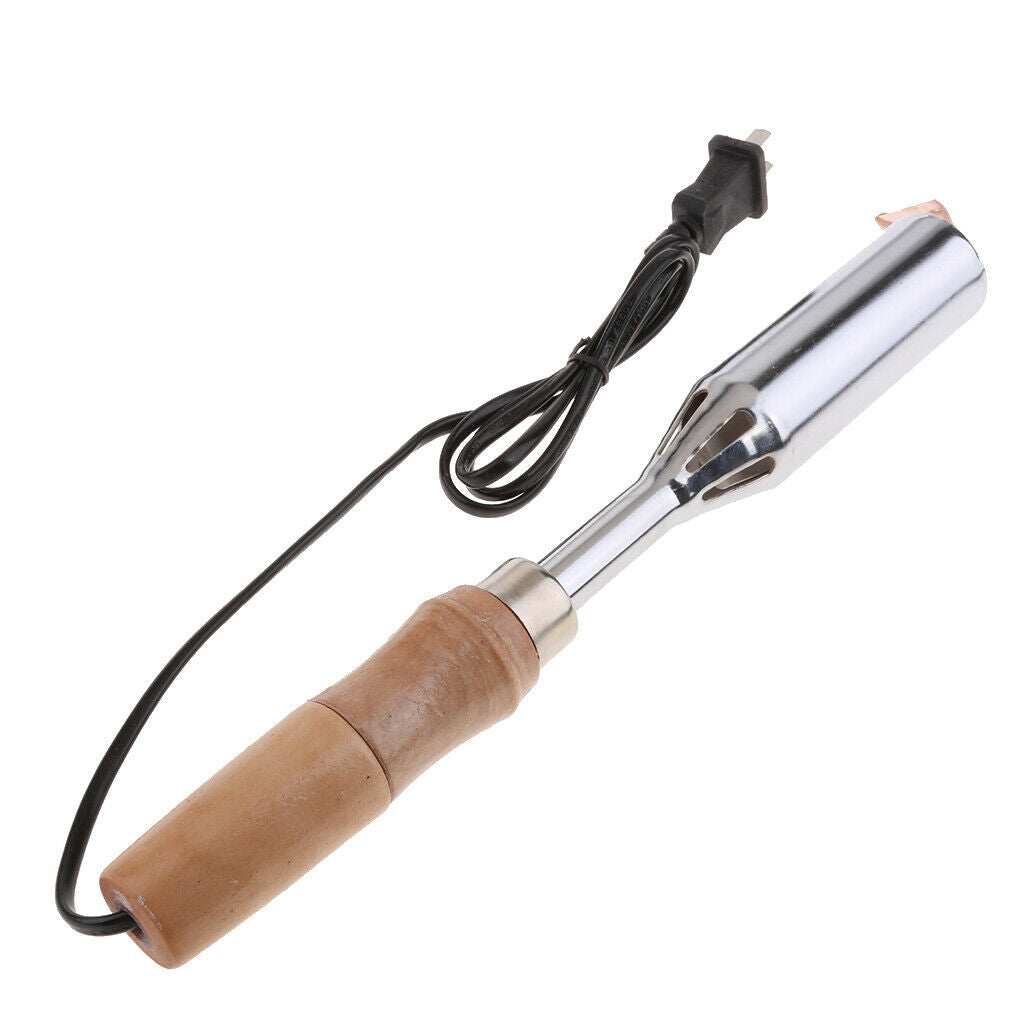 Electric soldering iron with insulated wooden handle welding tool 300W