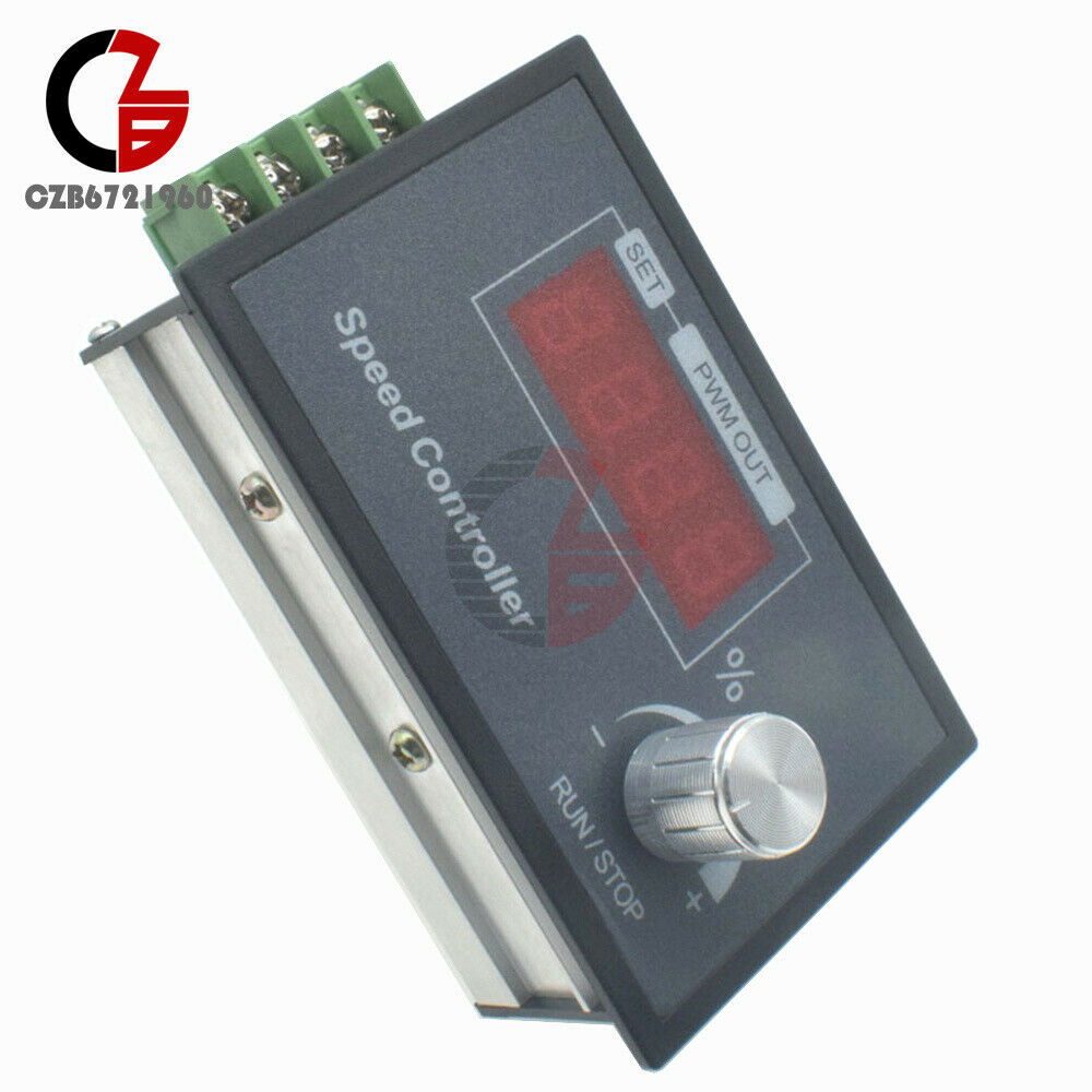 Intelligent PWM Motor Speed Controller Encoder Knob DC6-48V Frequency Adjustable