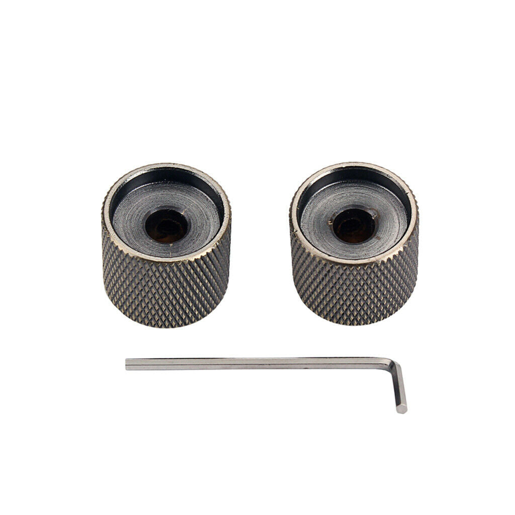 Pack of 2  Electric Guitar / Bass Volume Tone Electronic Control Knobs