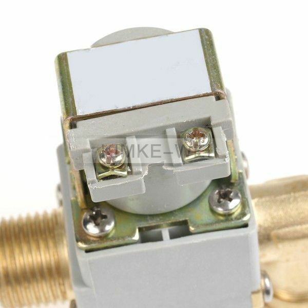 Electric Solenoid Valve for Water Air N/C 12V DC 1/2"