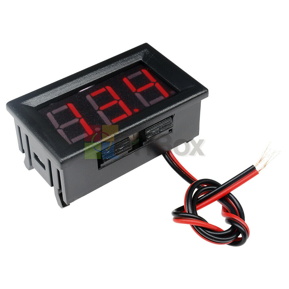 10PCS 0.56" Digital Tube 3 Bit Voltmeter Red LED Panel DC4.5-30V Voltage Meter