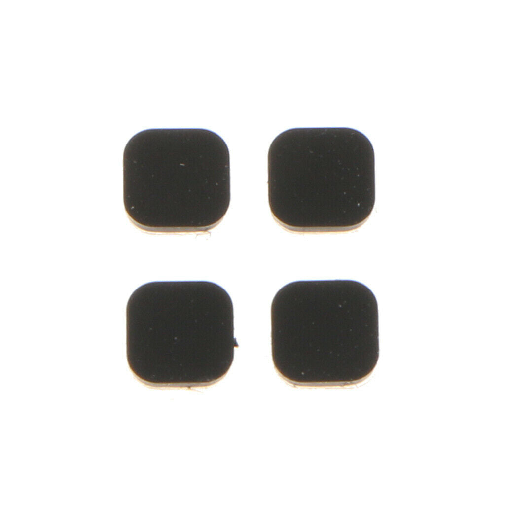 8 Pcs Rubber Feet Screw Plug Replacement for Nintendo 3DS XL Black ,