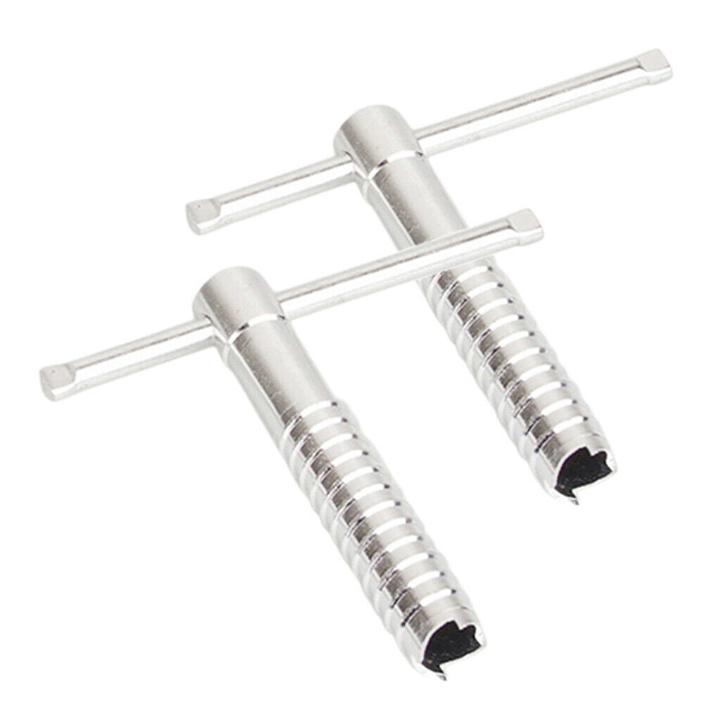 2Pcs Aluminum Ice Land Snow Spiral Nail Camping Awning Tent Ground Screw Peg
