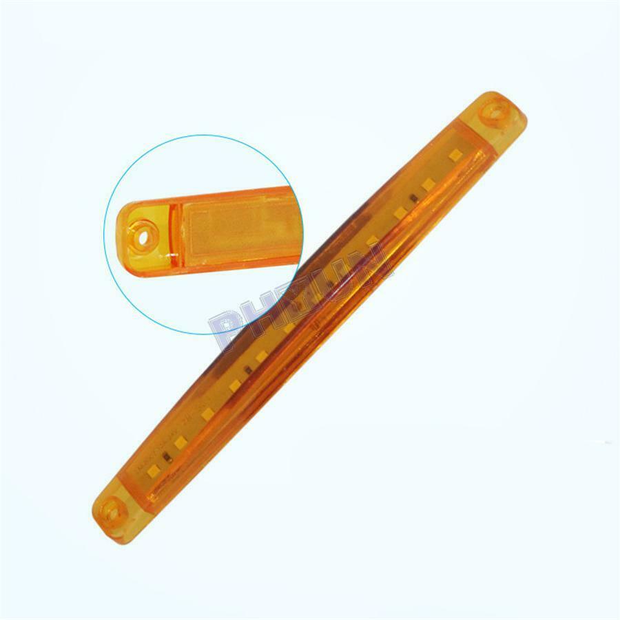 20x Truck LED Marker Lights 24V Yellow Side Lights Parking Lights Universal