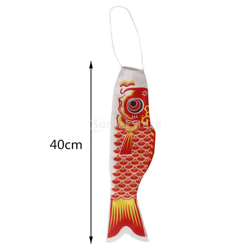 5Pcs 16inch Windsock Nobori Koinobori Wind Home Hanging Ornaments Kids