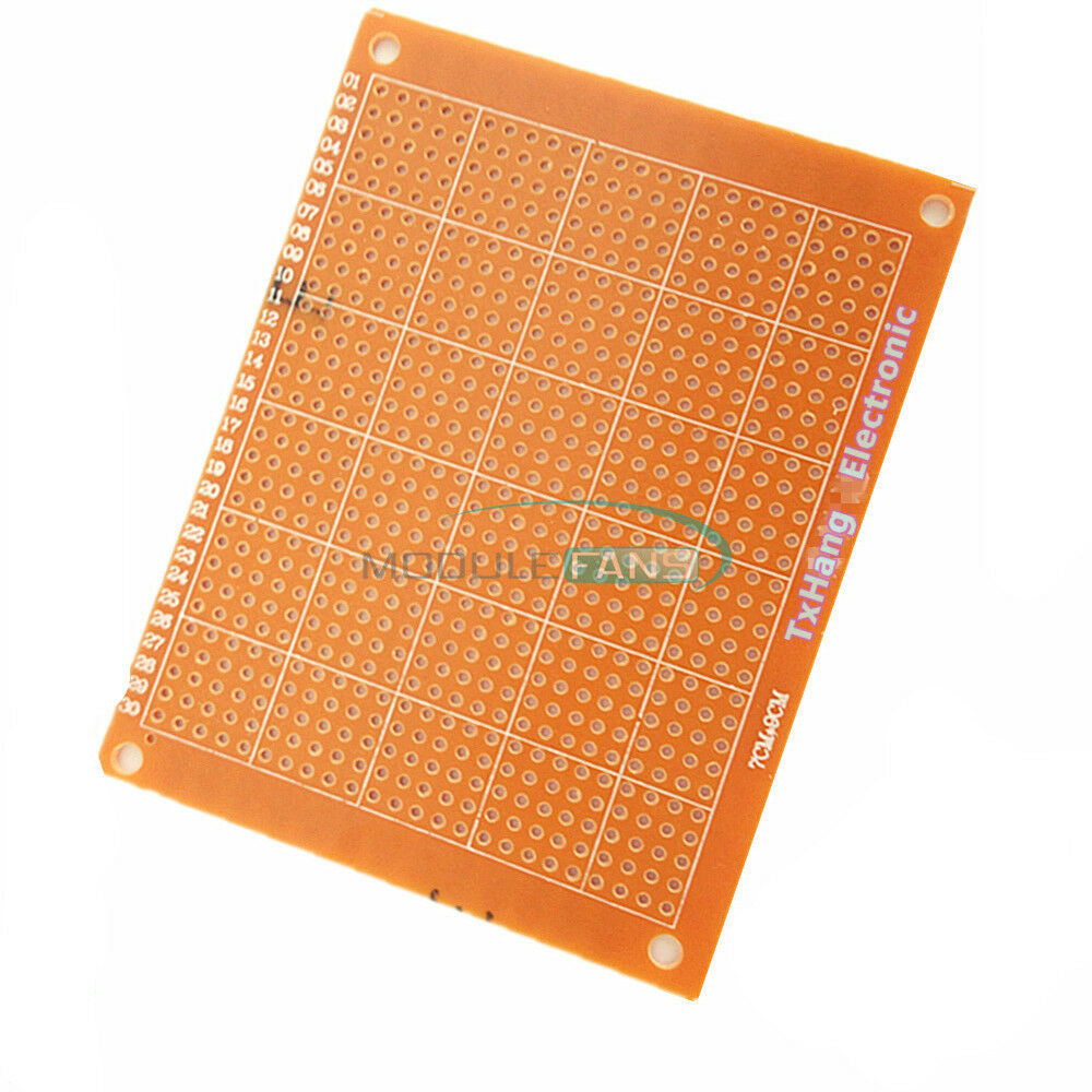 2PCS DIY Prototype Paper PCB Universal 7 x 9 cm Board 7*9cm Breadboard
