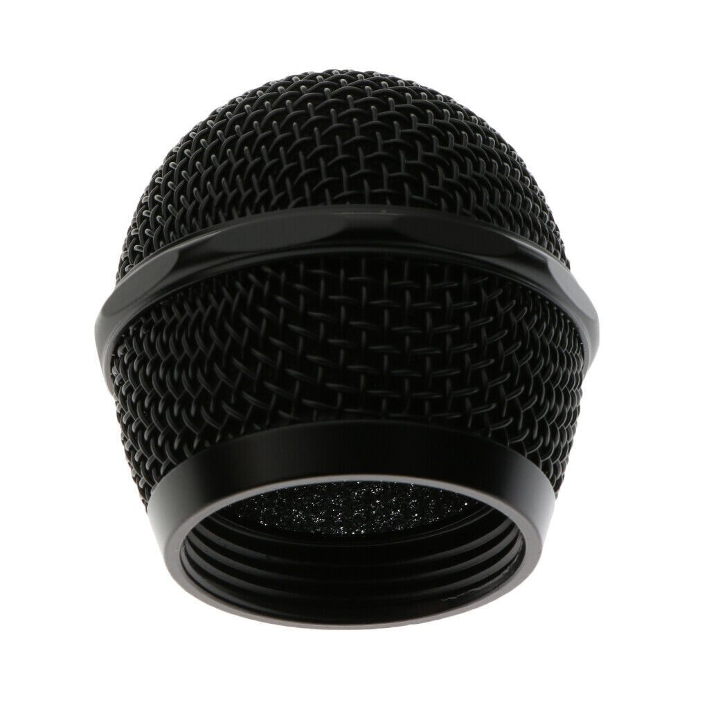 Black Replacement Microphone Grille for Shure Microphone 58x55mm