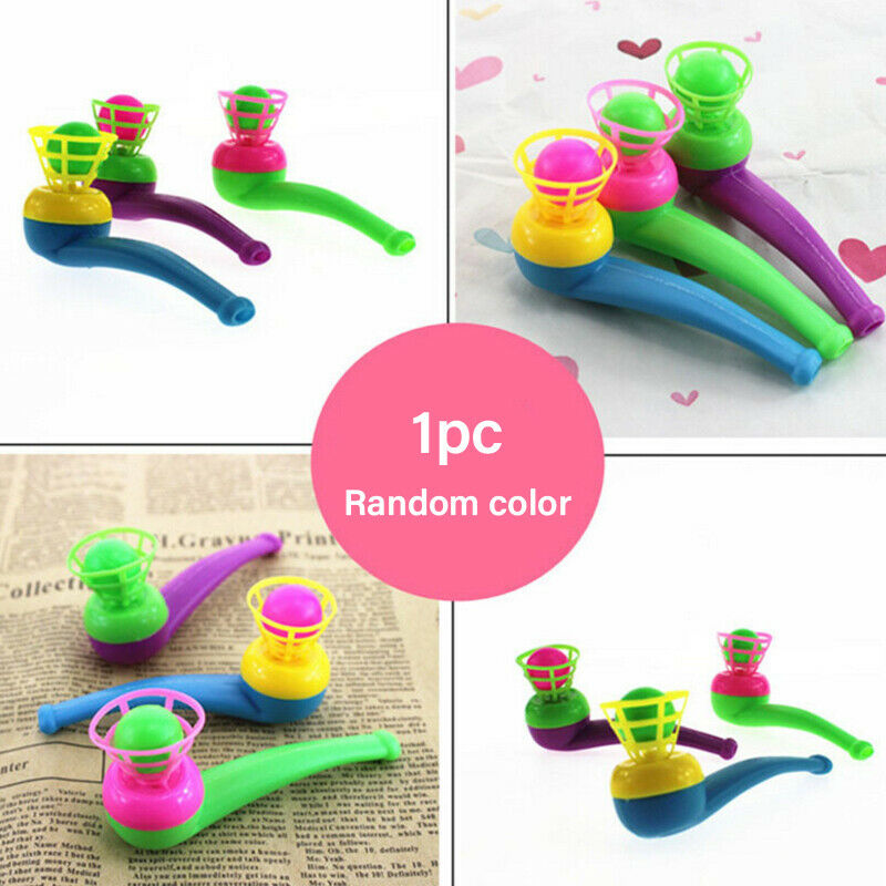 1Pcs Suspended Blow Pipe Blow Ball Rod Board Game for Children Balance Tr.l8
