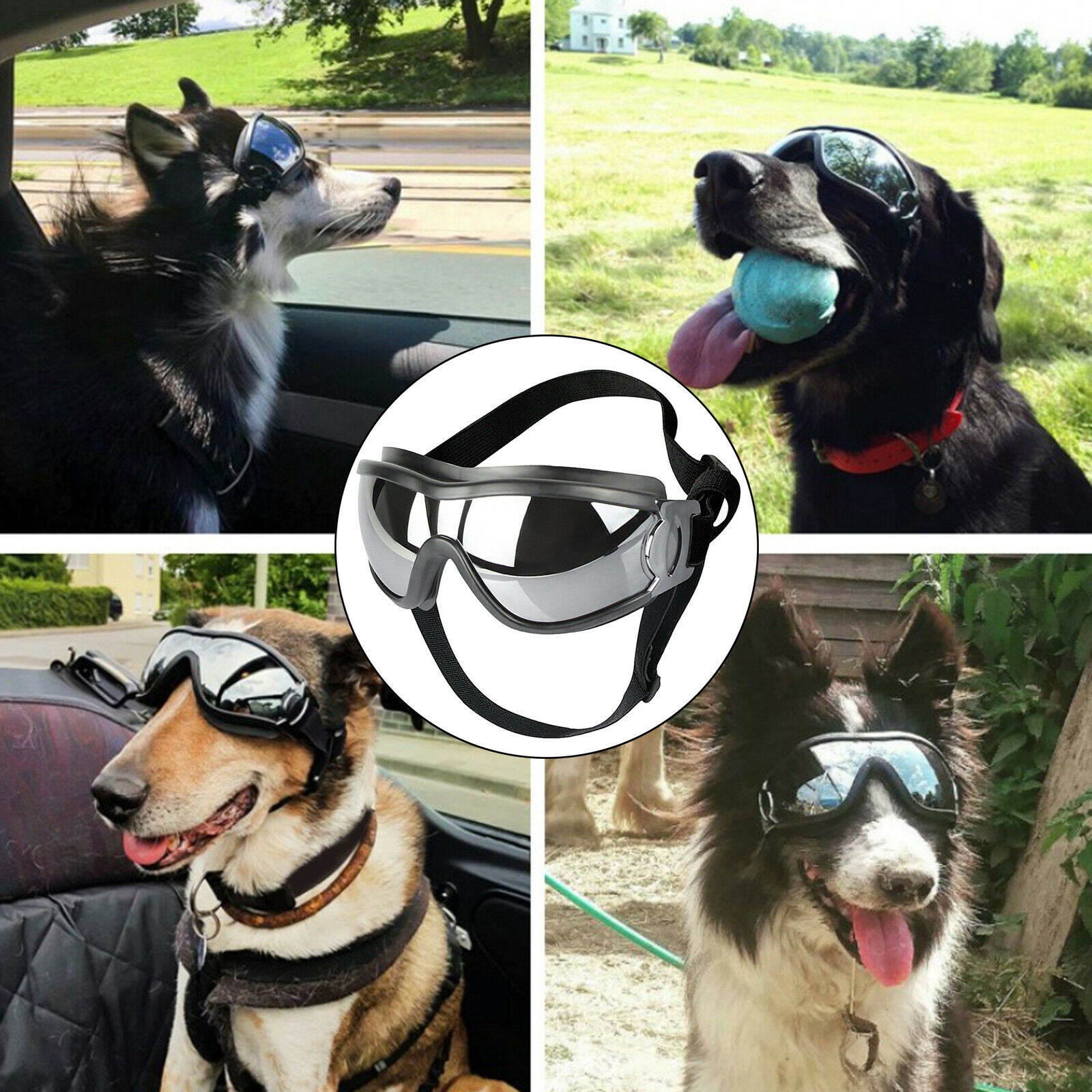 Pet Dog Anti-UV Sunglasses Sun Glasses Goggles Eye Wear Protection Goggles
