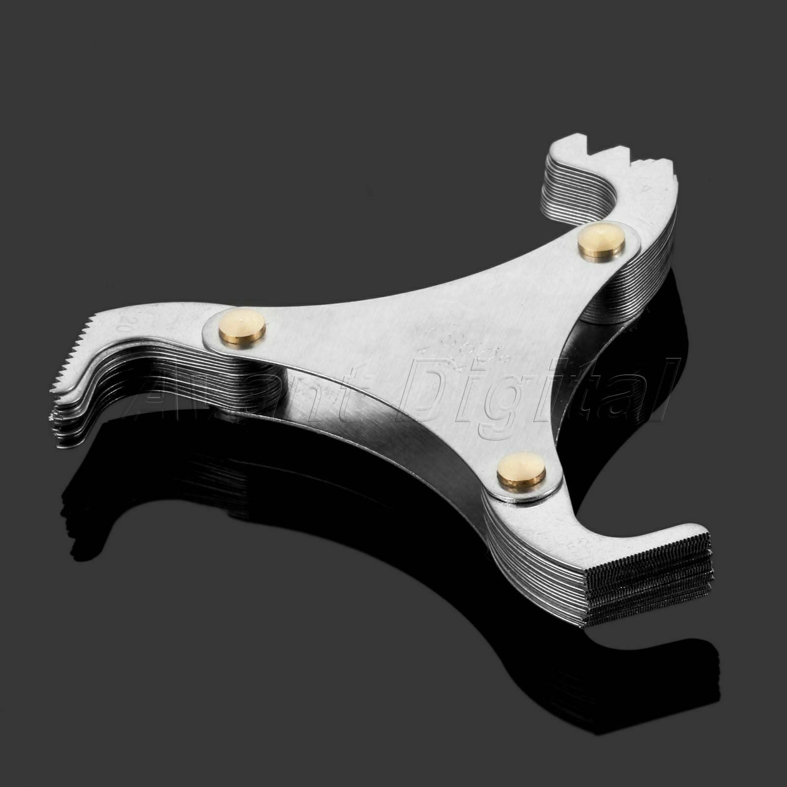Foldable US 60 Degree Thread Gauge Screw Pitch Measuring Tool 51 Blades Gage