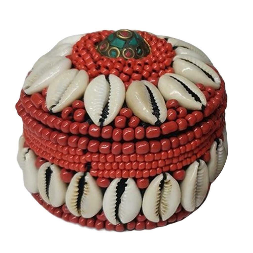 Tibetan Nepal Handmade White Shells Bead