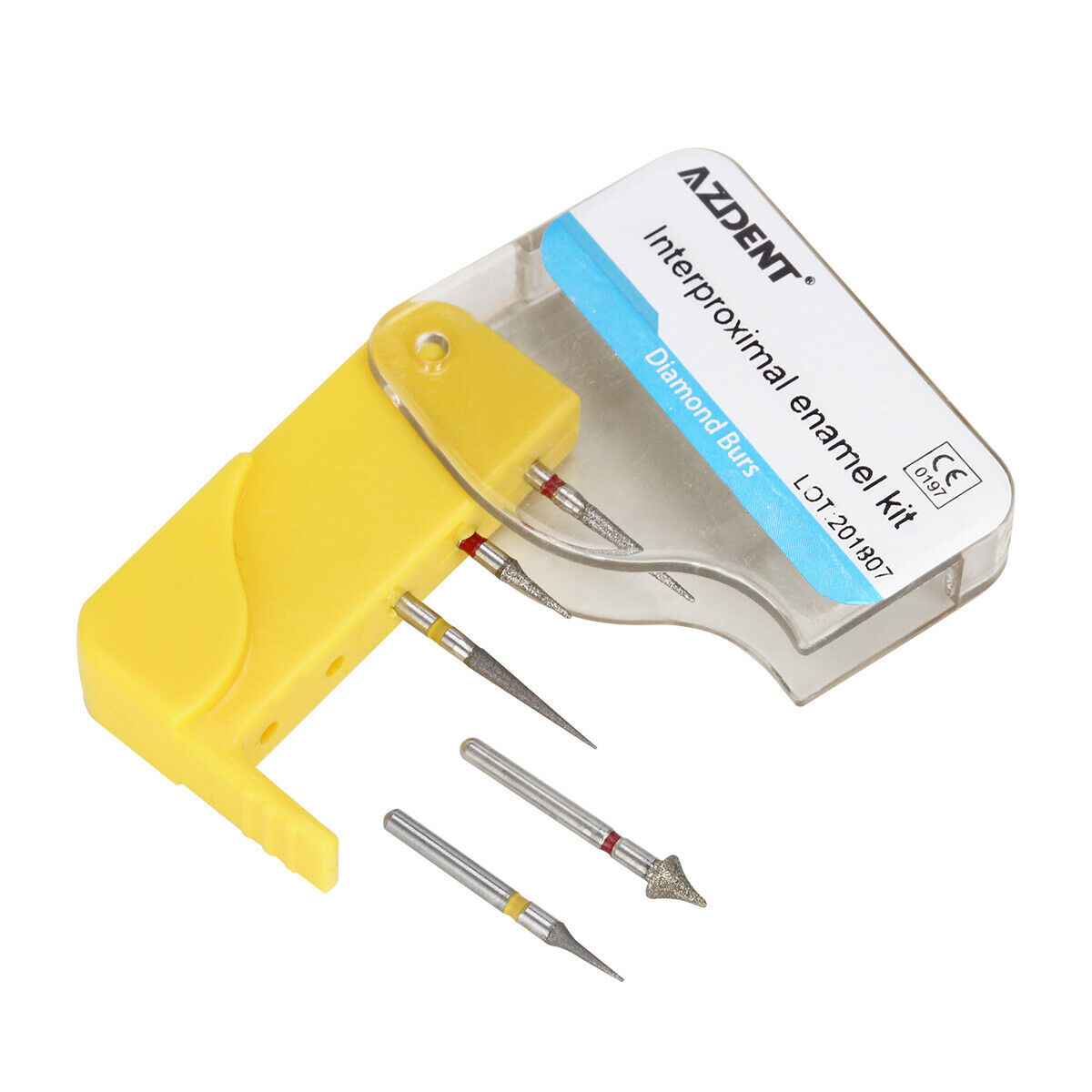 100 Kits Dental High Speed Diamond Burs Orthodontic Interproximal Enamel Set