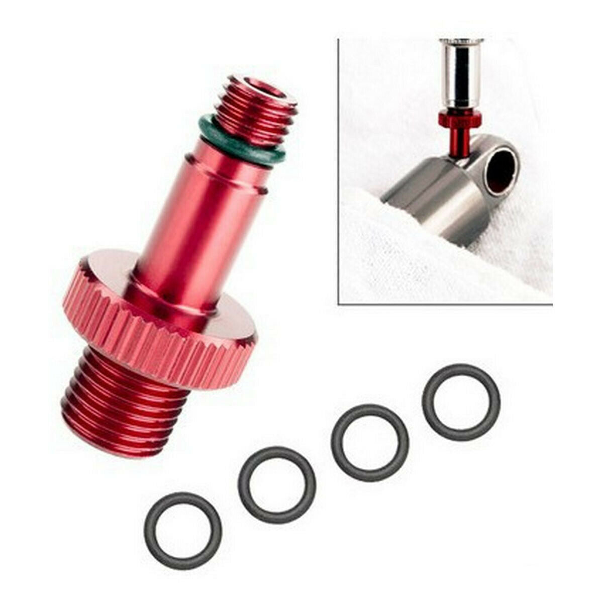Bike Air Shock Pump Adapter Shock Absorber Valve Adapter for RockShox Monarch