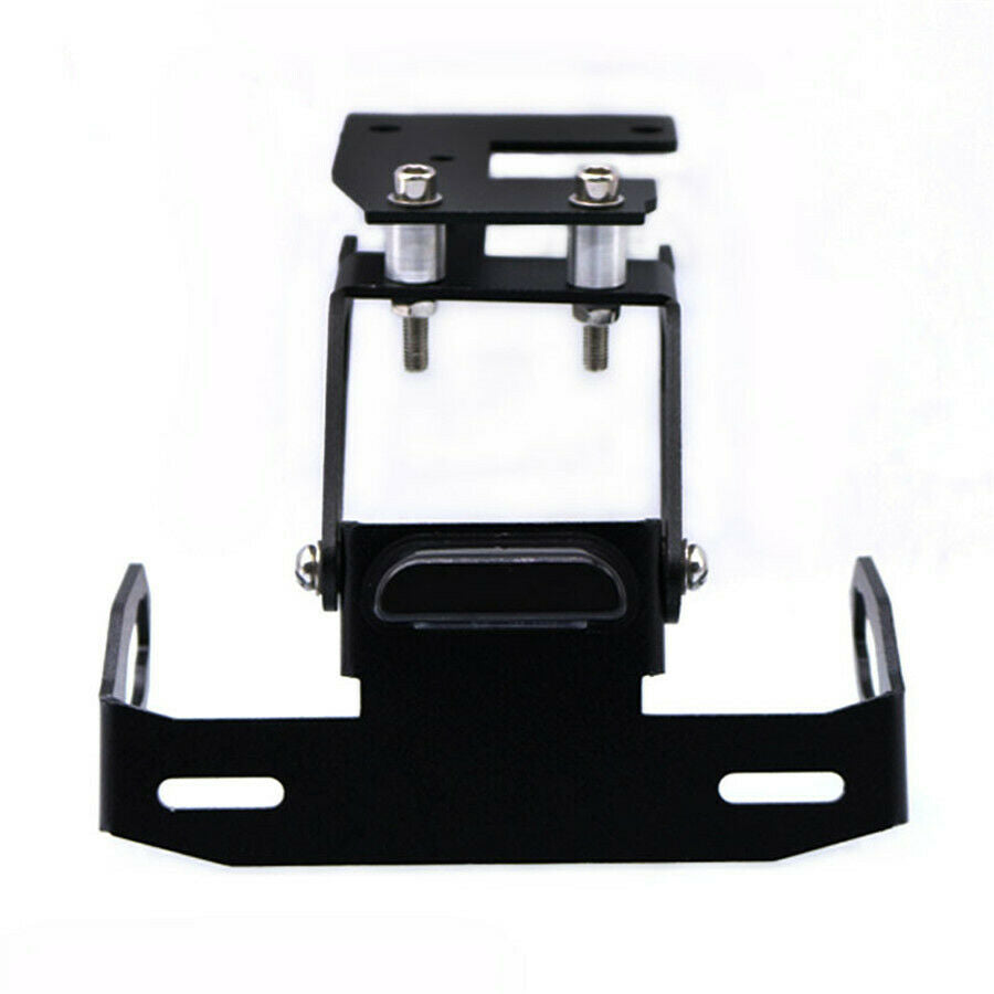 3mm Aluminum Plate License Plate Holder w/ LED Light For KAWASAKI Z900 2017-2019