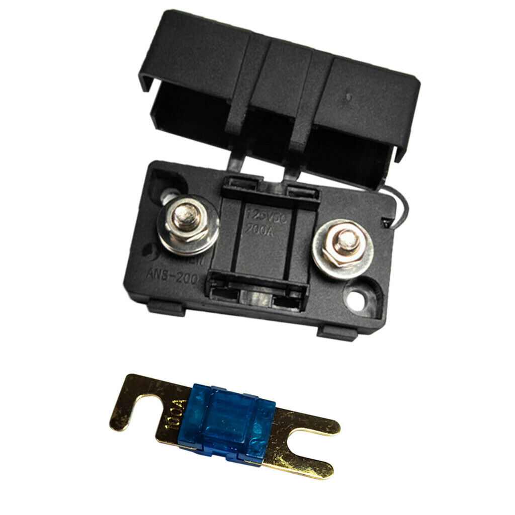 Automotive Car Mini ANS Fuse Holder Fusebox Block Dustproof Cover 80A+100A