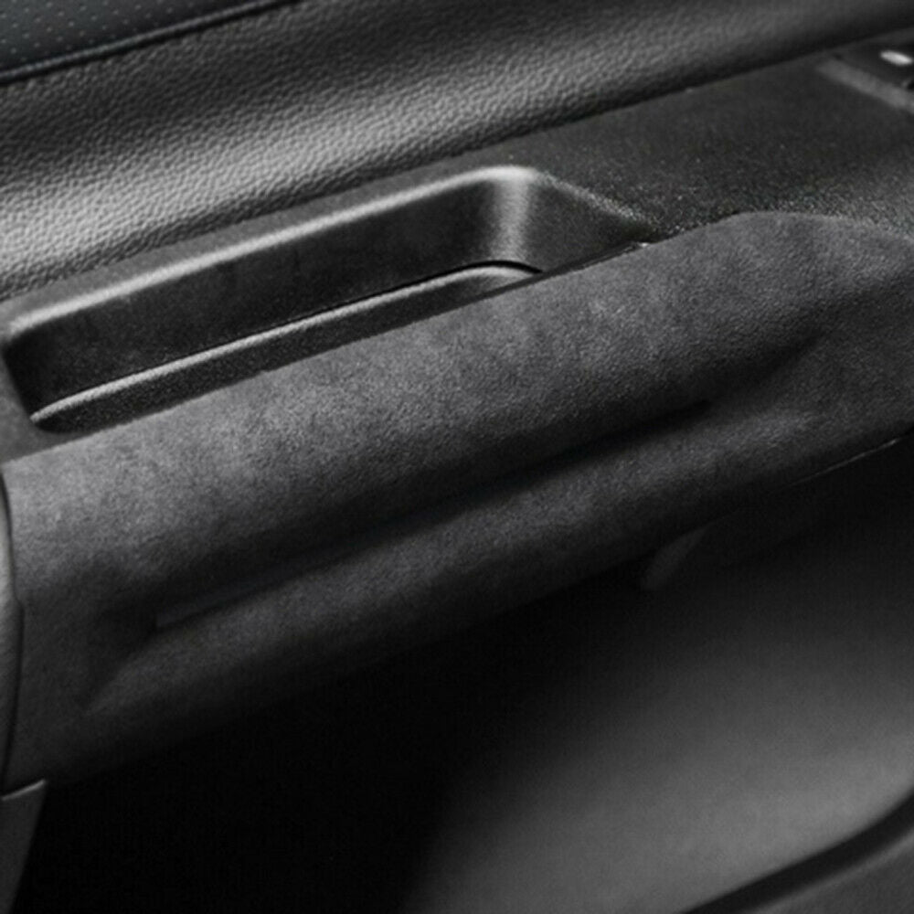 Car Interior Door Handle Cover Trim Assembly For Ford Mustang 15+ Dark Gray 2x