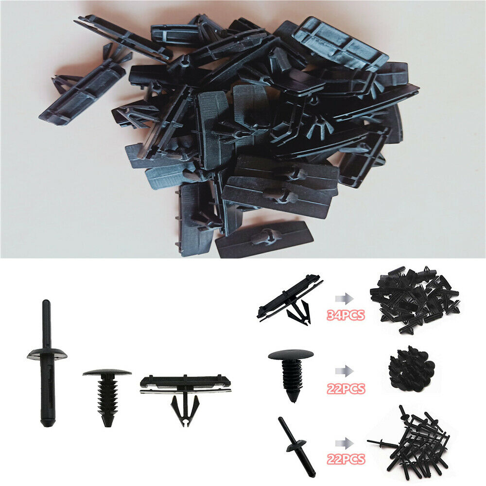 78pcs Fender Hardware Clip Mounting Kit for 2007-2017 Wrangler Jeep Rubicon JK