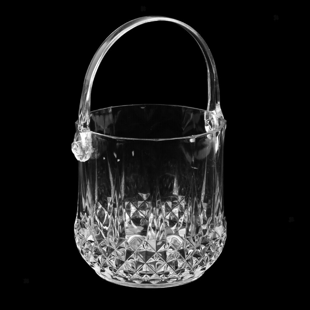 Ice Bucket Acrylic Wine Beer Champagne Bottle Cooler With Handle