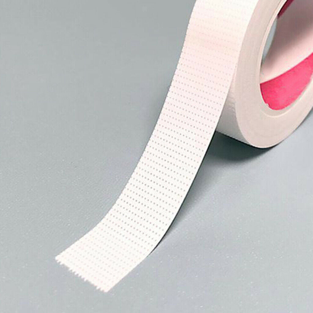 5 Rolls White Eyelash Tape, Adhesive Fabric Eyelash Tapes, Lash Tape for Eyelash