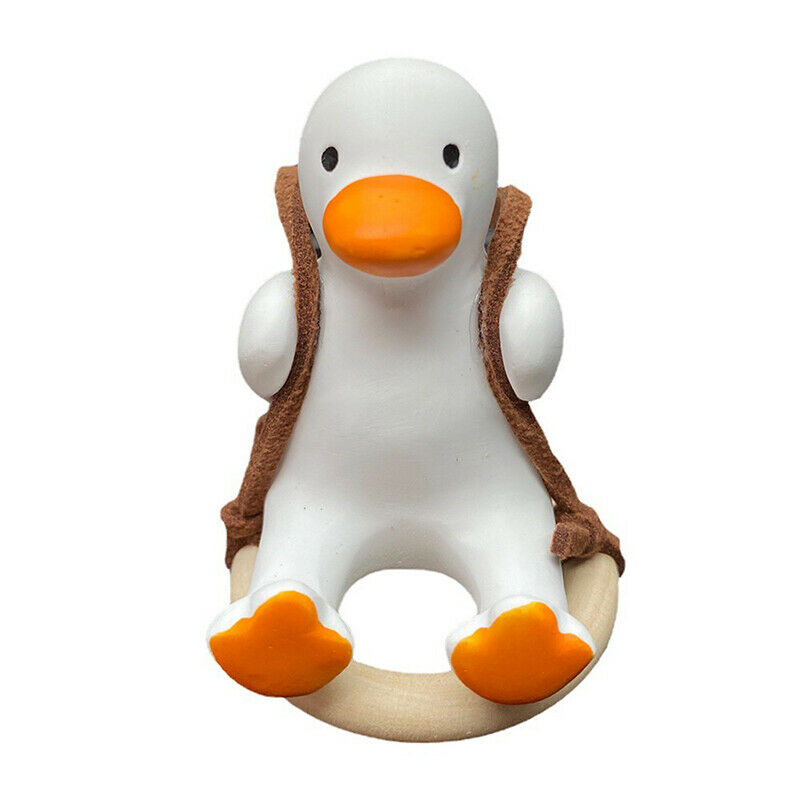 Car Pendant Little Duck Swing Ornaments Auto Rearview Mirror Hanging InterB TL