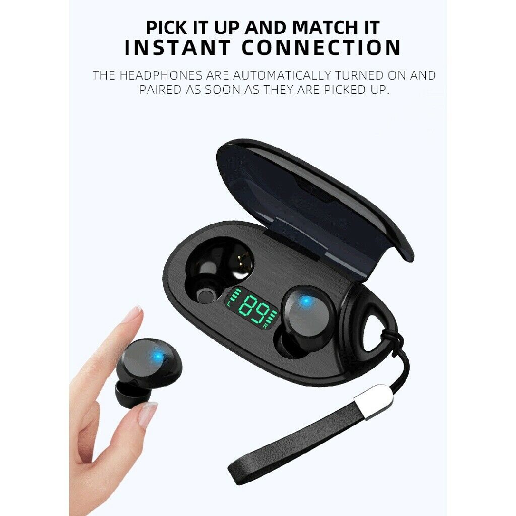 M27 Bluetooth 5.0 Headset for IOS Android with   Pairing Microphone