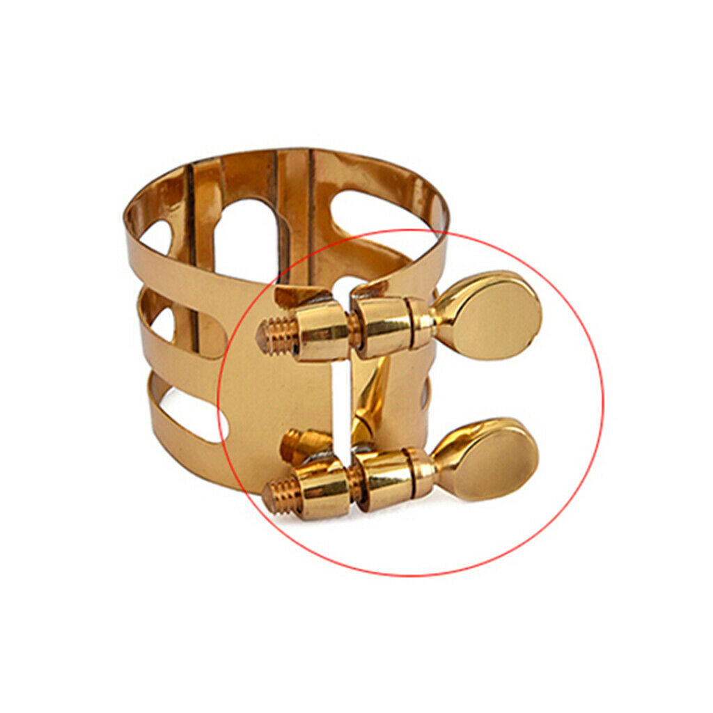 4 Pcs Premium Metal Mouthpiece Ligature Screw for Saxophone